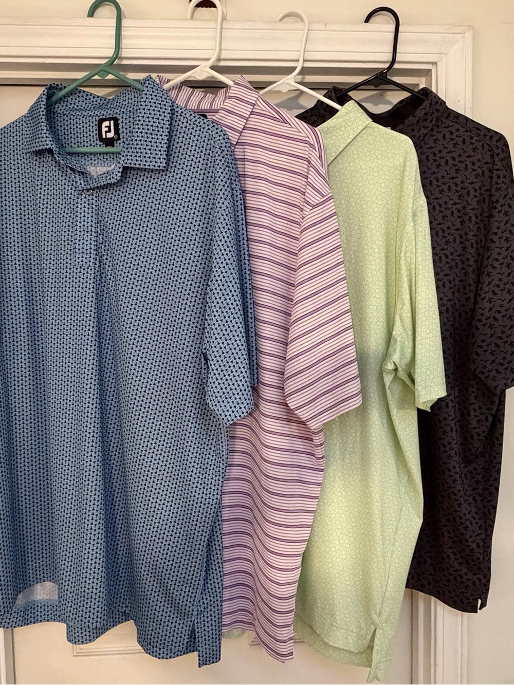 FootJoy Blue Short-Sleeve Golf Polo 4 pieces